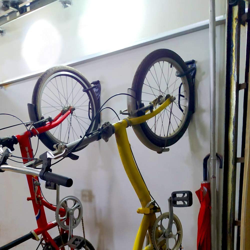 CALIYO Fahrradwandhalterung 4er Stück Mountainbike Wand Wohnung Rennrad 30KG Variation Maximale Fahrradwandhalterung Garage Fahrradhalter Stück Keller in Fahrradaufhängung Fahrrad (4-tlg), für pro für Wandhalterung Tragfähigkeit
