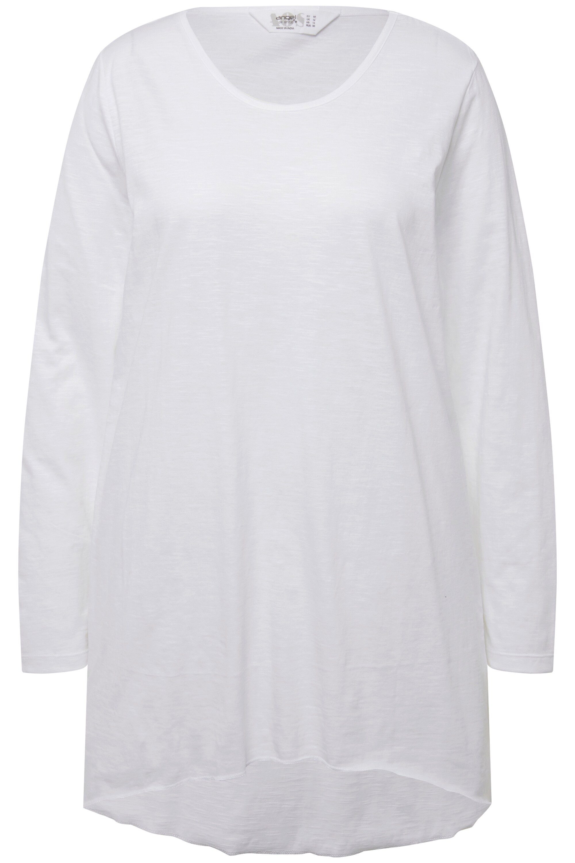 Angel of Style T-Shirt Longshirt bequeme Passform Rundhals Langarm günstig online kaufen