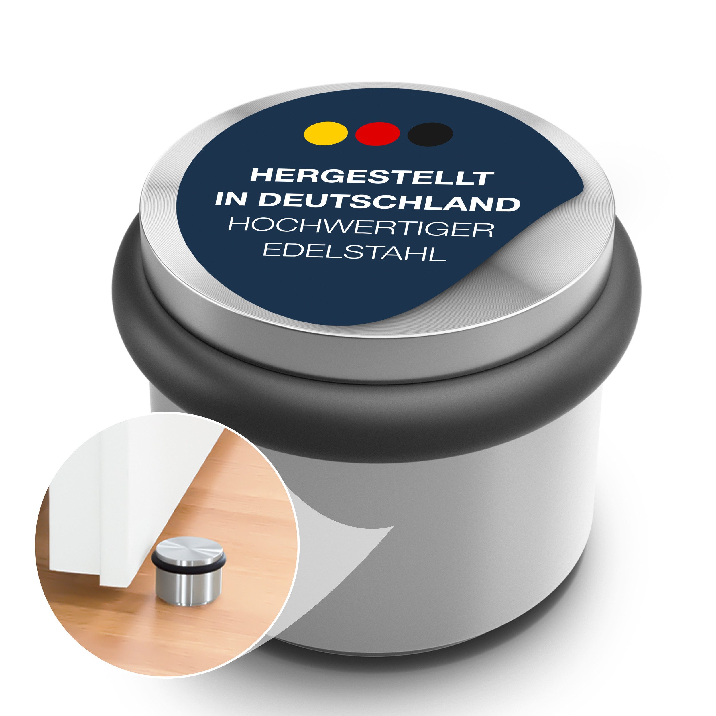 PHOS Design Пол дверной упор zur Verschraubung, Edelstahl massiv