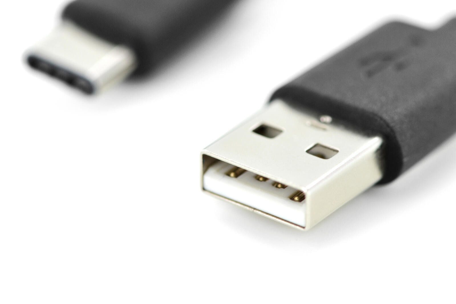 Digitus USB Type-C Anschlusskabel, Typ-C - A USB-Kabel