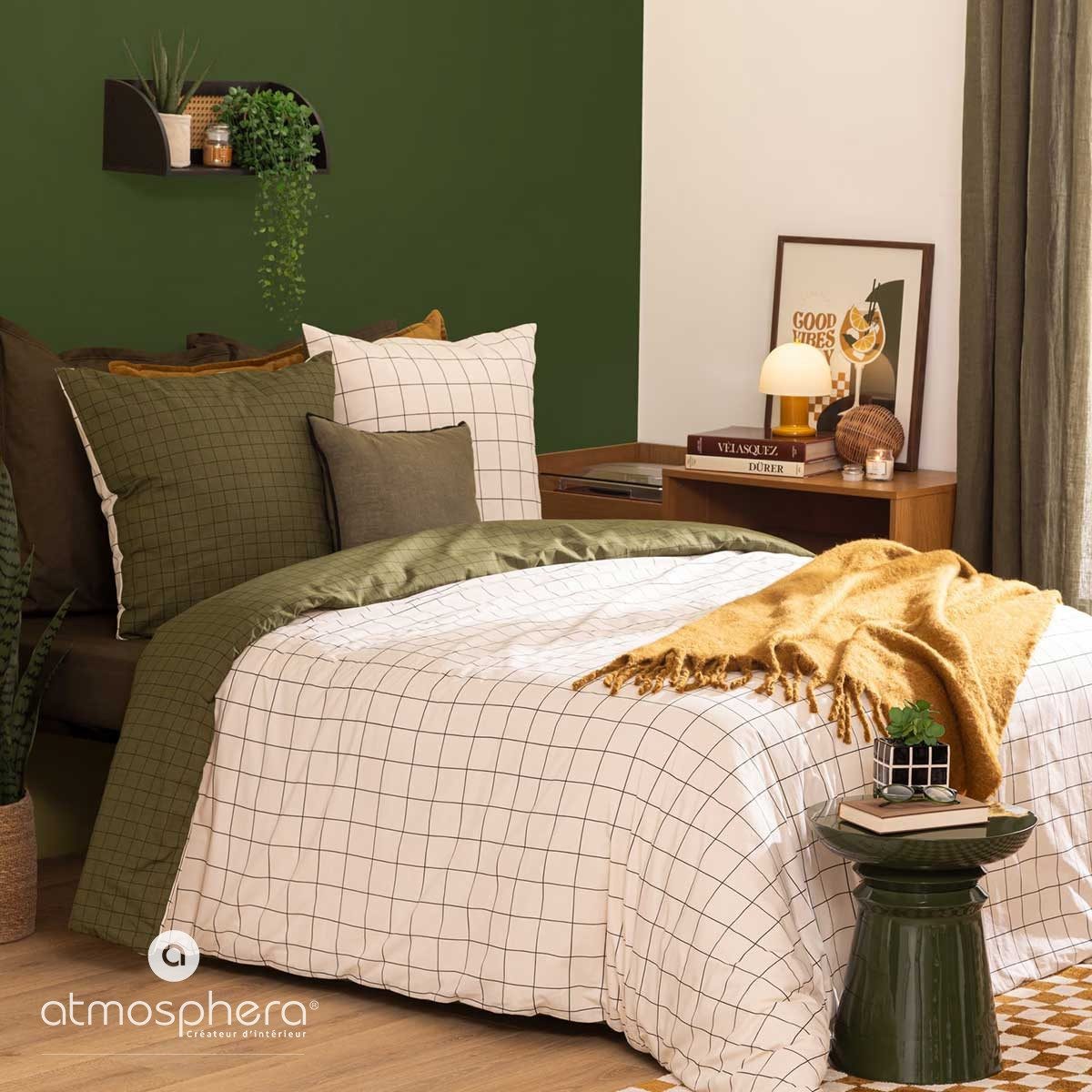 Atmosphera Créateur d'intérieur Bettwäsche MAATI, Baumwolle, angenehmes Mat günstig online kaufen