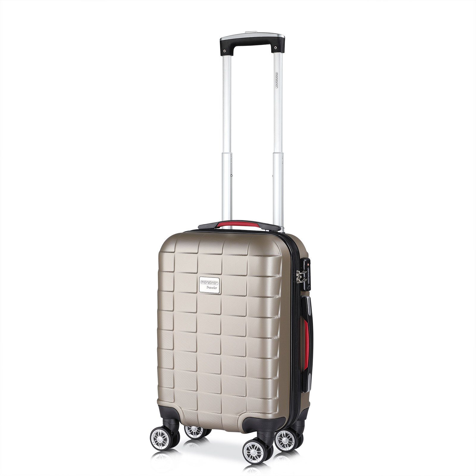 monzana Hartschalen-Trolley Exopack Line, 4 Rollen