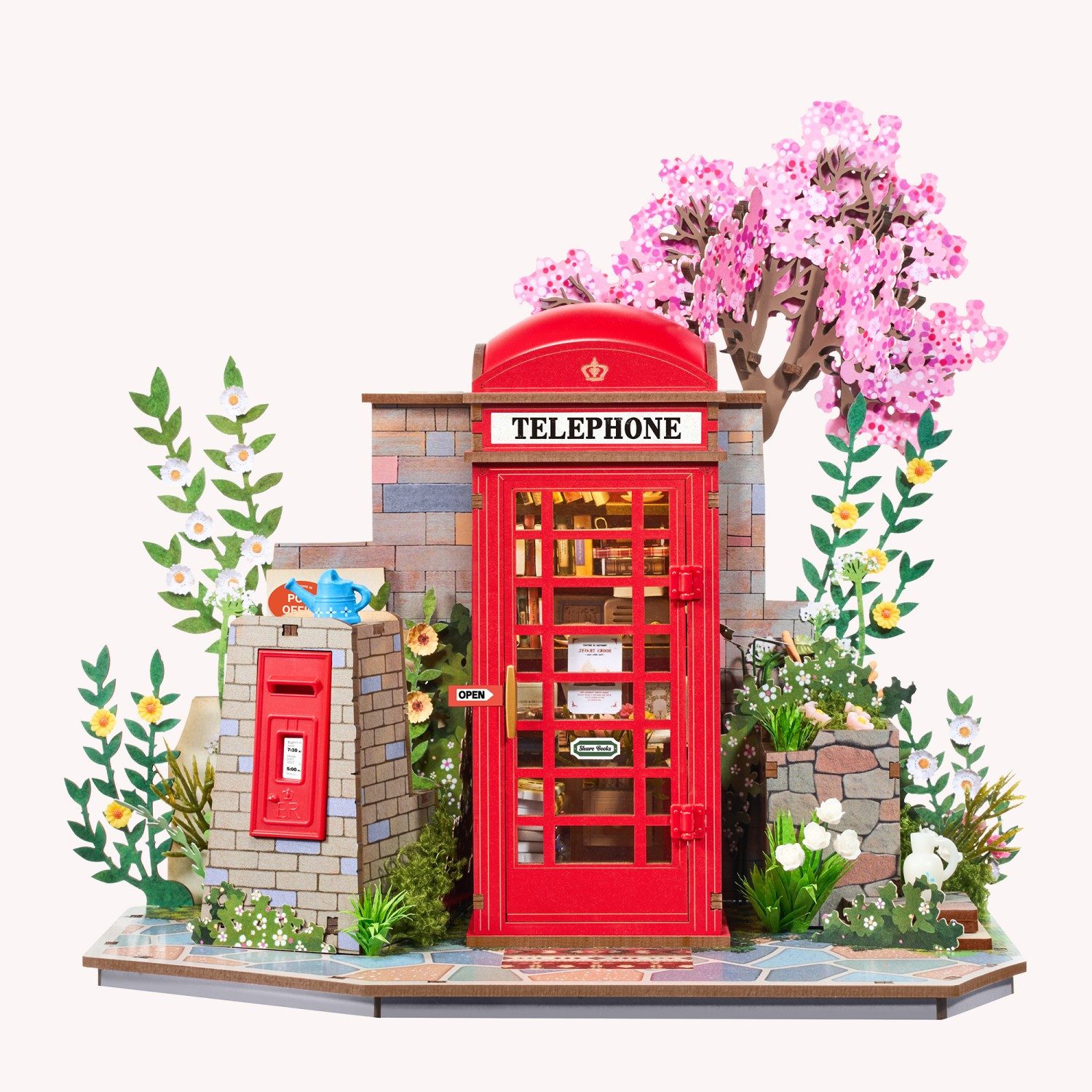 ROLIFE 3D-Puzzle "Blossom Book Booth", 116 Puzzleteile