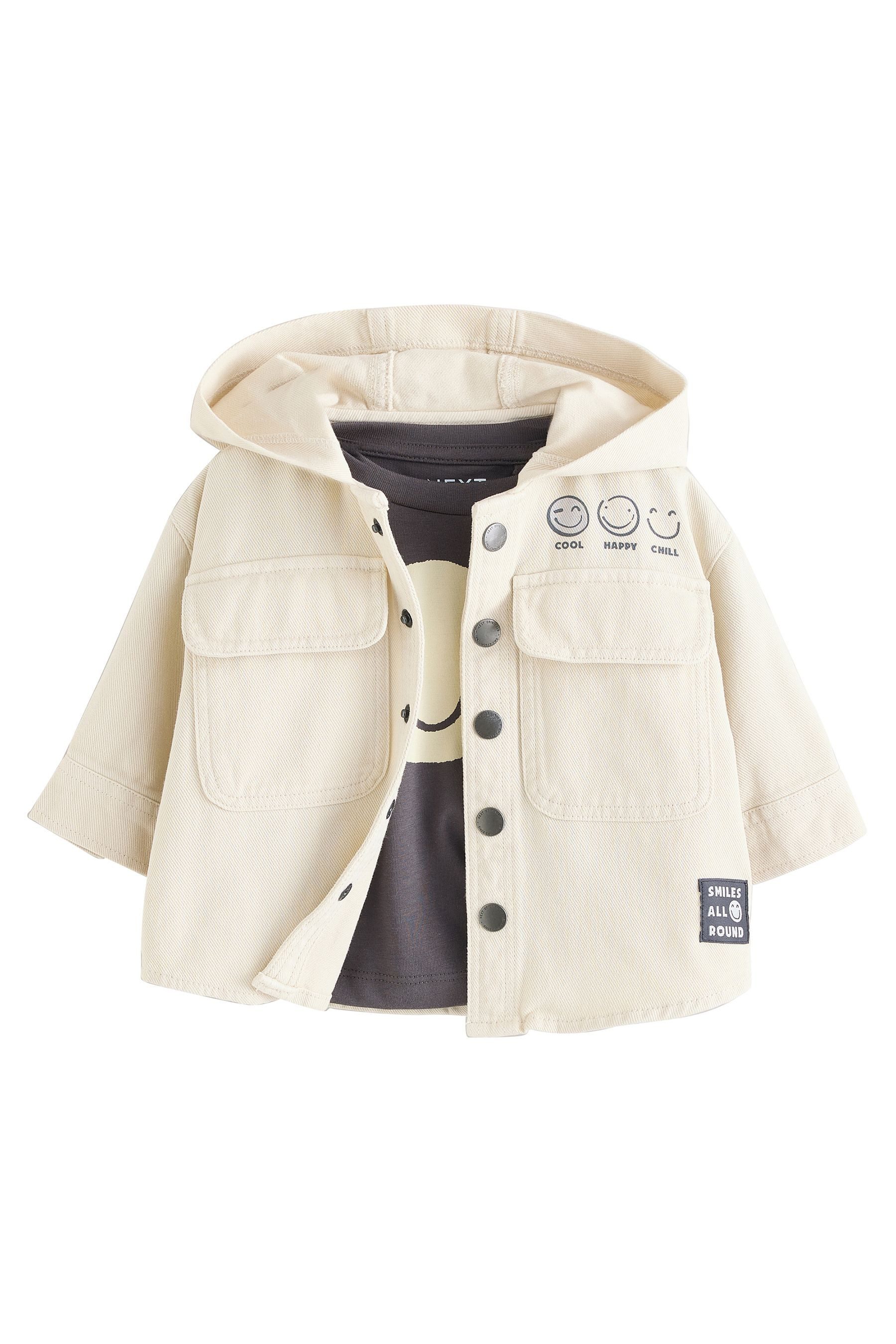 Next Outdoorhemd Kapuzen-Hemdjacke und T-Shirt 100 % günstig online kaufen