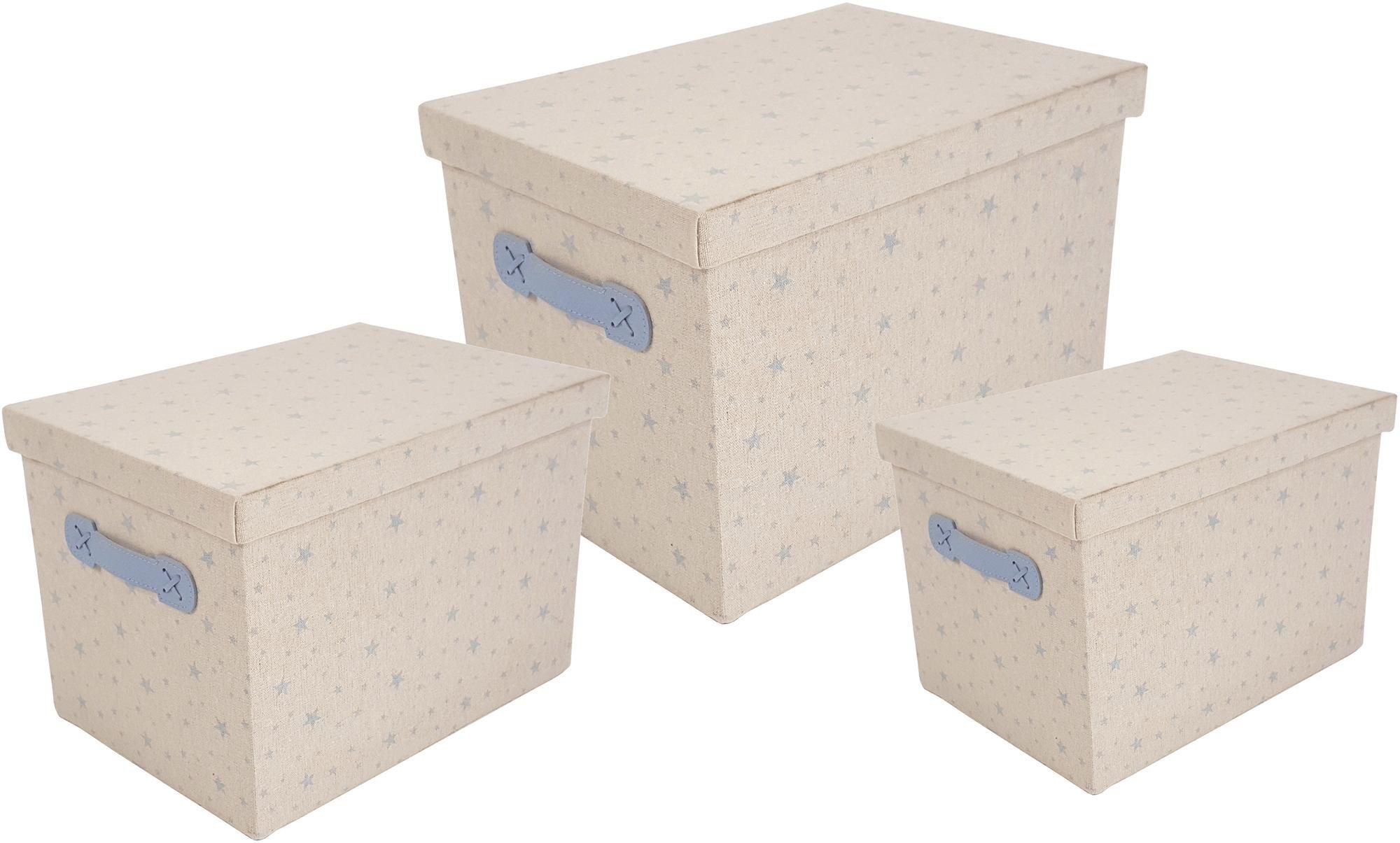 Aufbewahrungsboxen mit Deckel, 3er Set, »Kids« Aufbewahrungsboxen mit Deckel, 3er Set, »Kids«