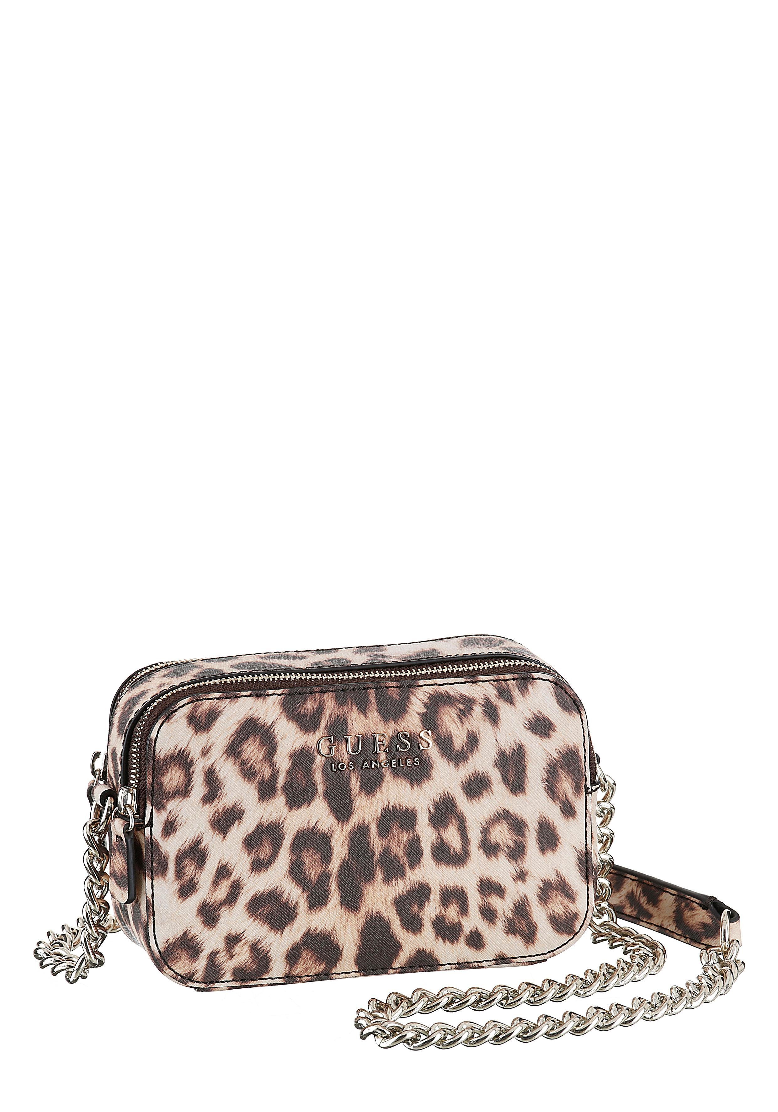Guess Umhängetasche »Robyn«, in trendigem Leo-Print, Bild 1
