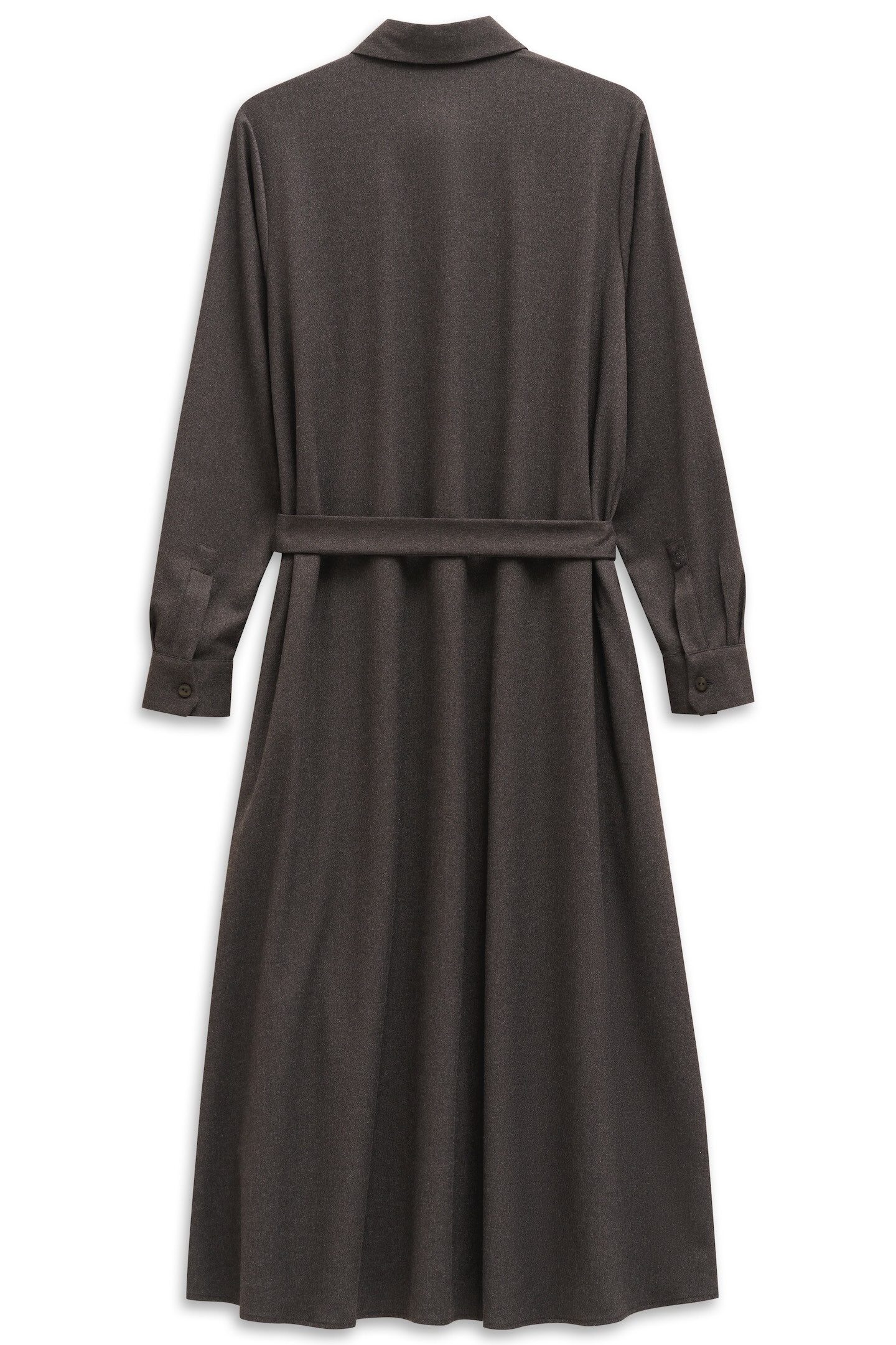 bugatti Blusenkleid Stretch-Mix mit Bindegurt und Knopfleiste