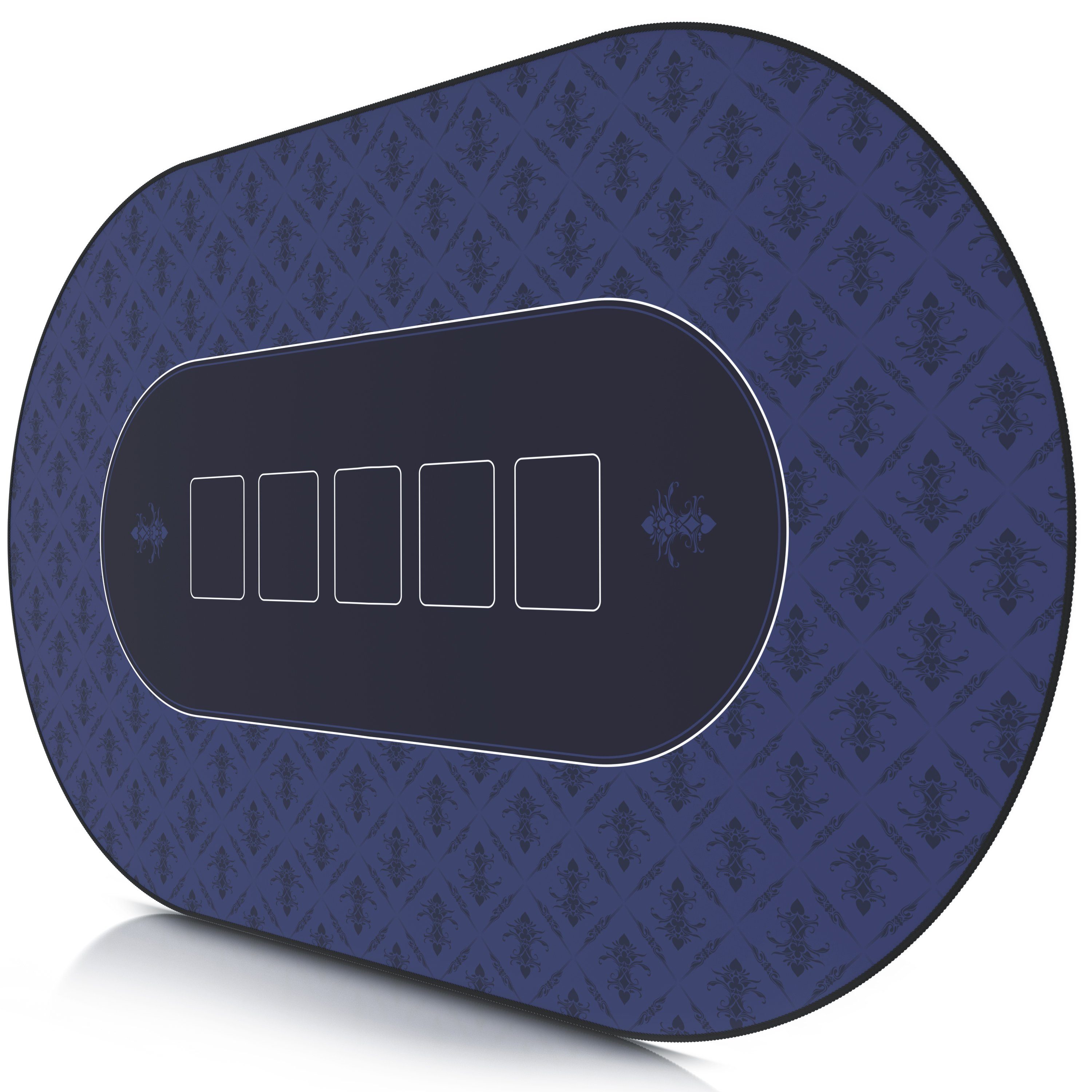 CSL Spieltisch, XXL Pokermatte 100x60cm, ovale Poker Tischauflage, Pokertis günstig online kaufen