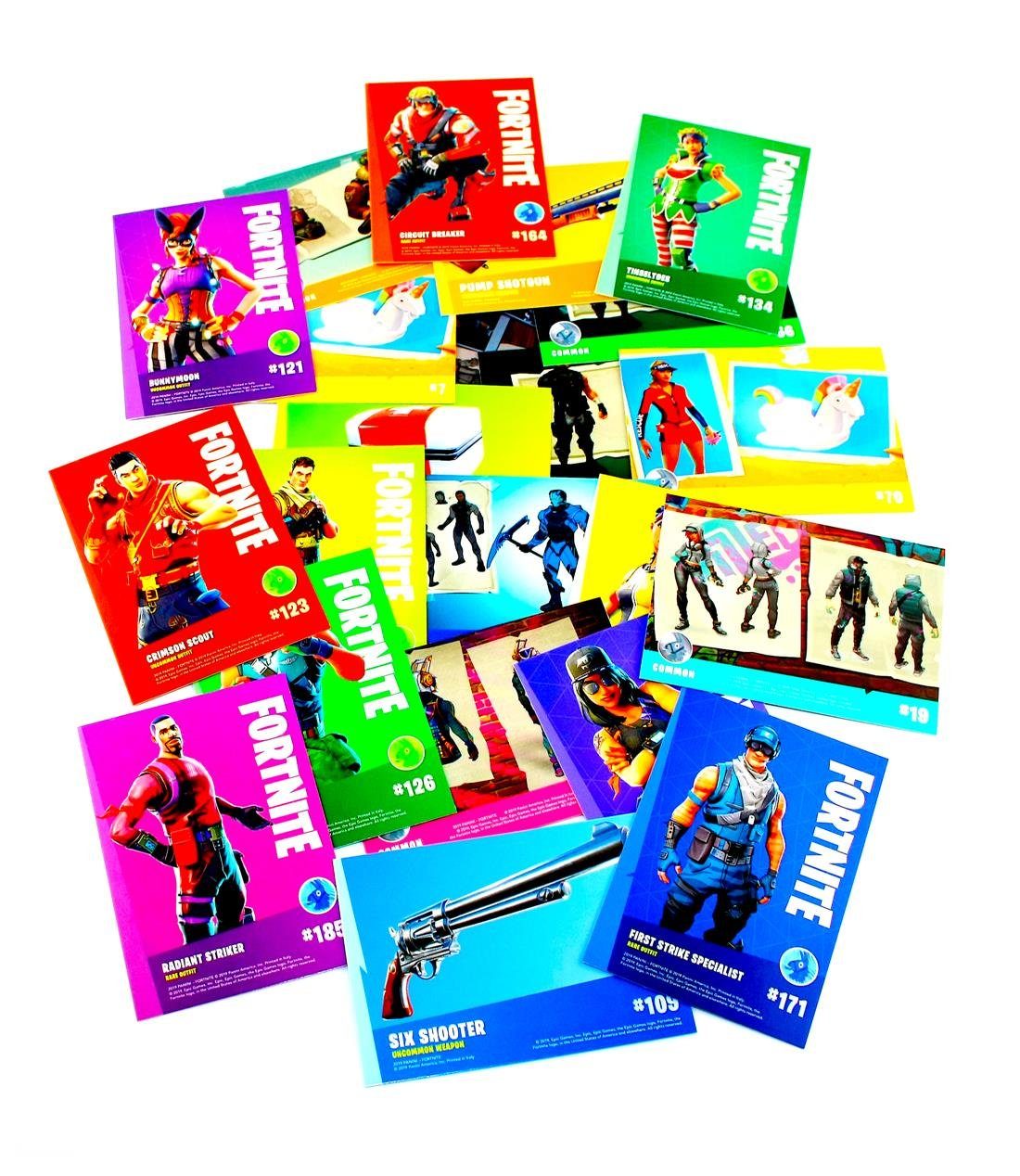 Qualitätskontrolle Panini Fortnite Trading Cards 2019-25 verschiedene