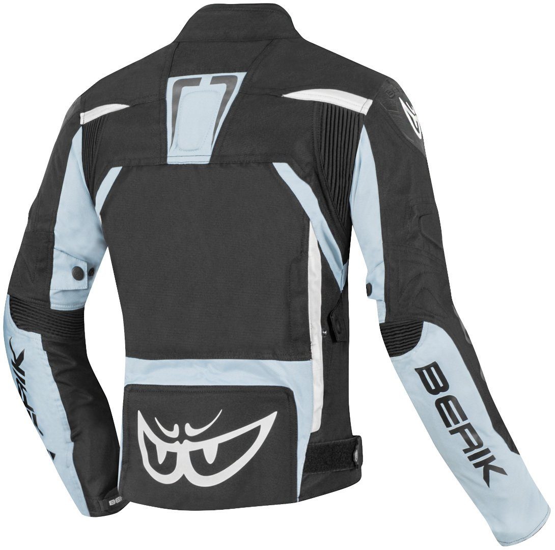 Black/Light Motorradjacke Berik Motorrad Damen Eye Textiljacke Blue Bad wasserdichte