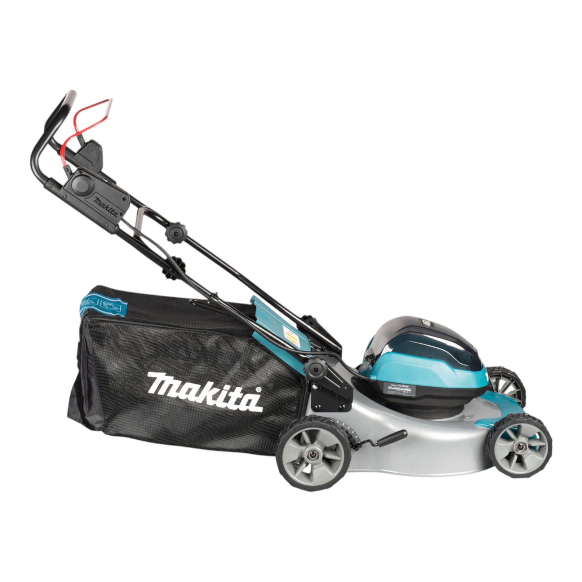 Makita Akkurasenmäher DLM 466 F2 Akku Rasenmäher 36 V (2x 18 V) 46 cm Brushless + 2x Akku