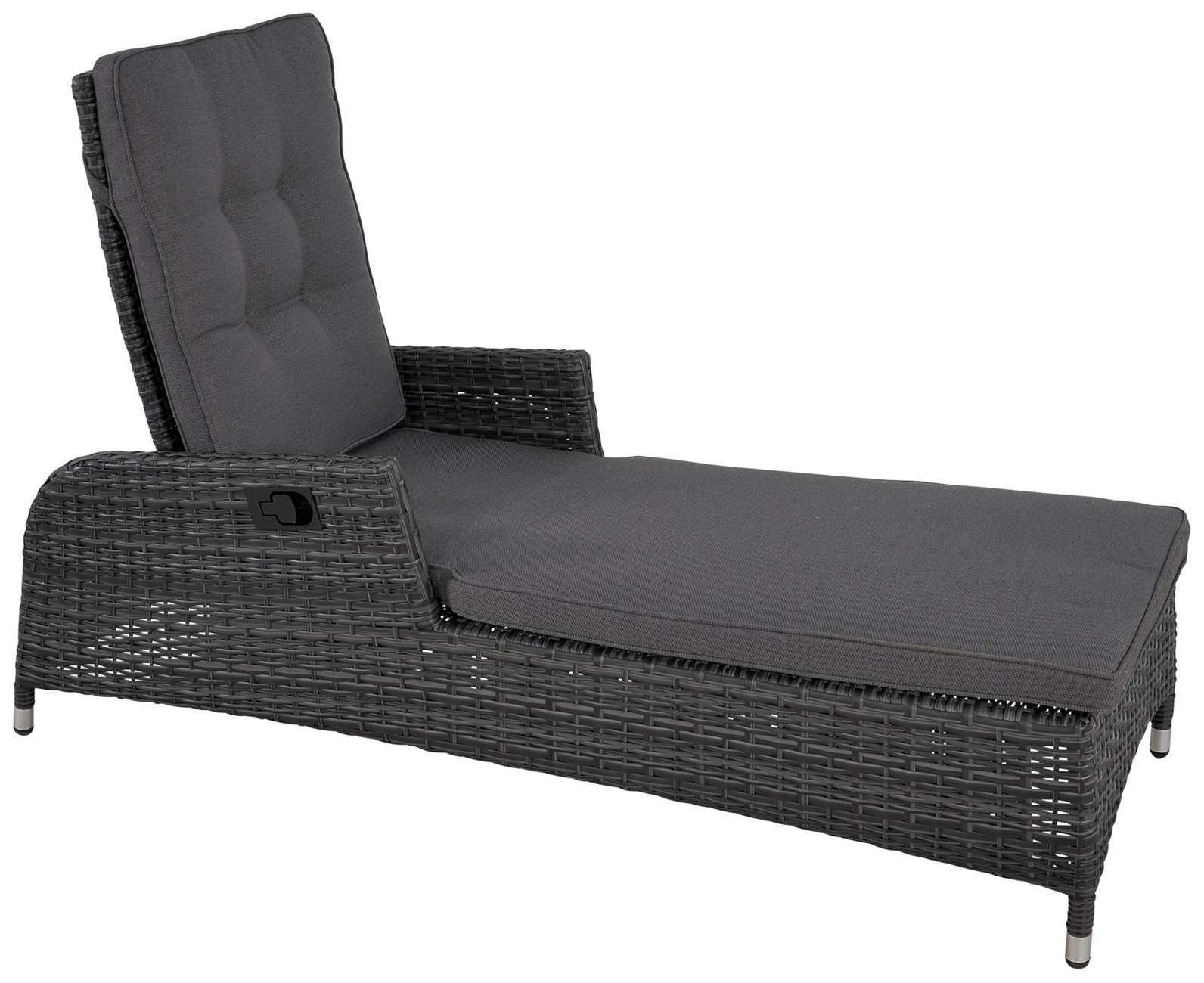 Lesli Living Gartenliege »Gartenliege Sonnenliege SOHO FORTE inkl