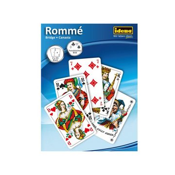 Idena Spiel, Idena 6250080 - Spielkarten für Rommé, Canasta und Bridge, 2 x 55