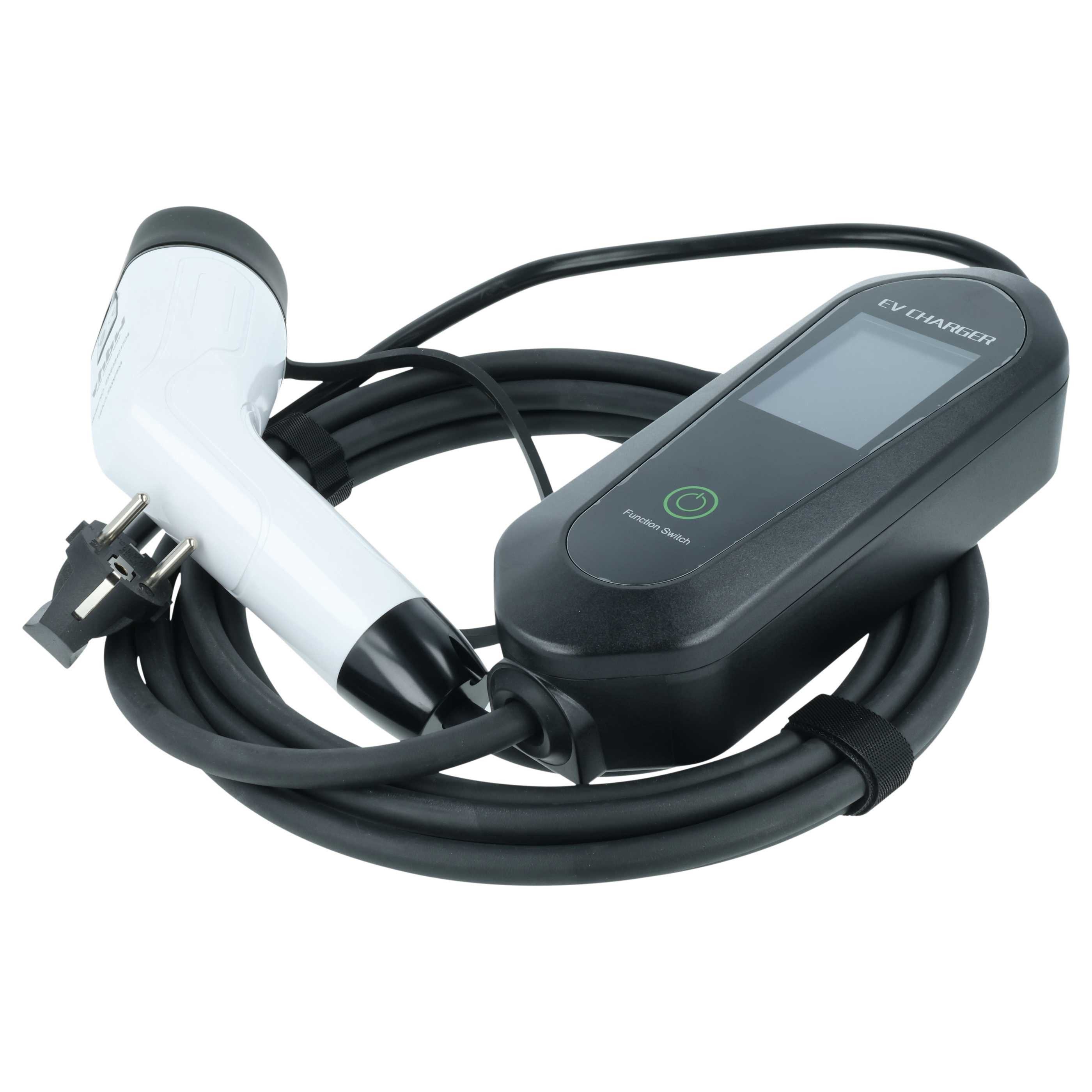 vhbw Typ 2 Ladekabel 3,5 kW 1-phasig für Elektroauto / Plug-in-Hybrid Autoladekabel, (500.0 cm), Gummischutzkappe,Überhitzungsschutz,Unterspannungsschutz