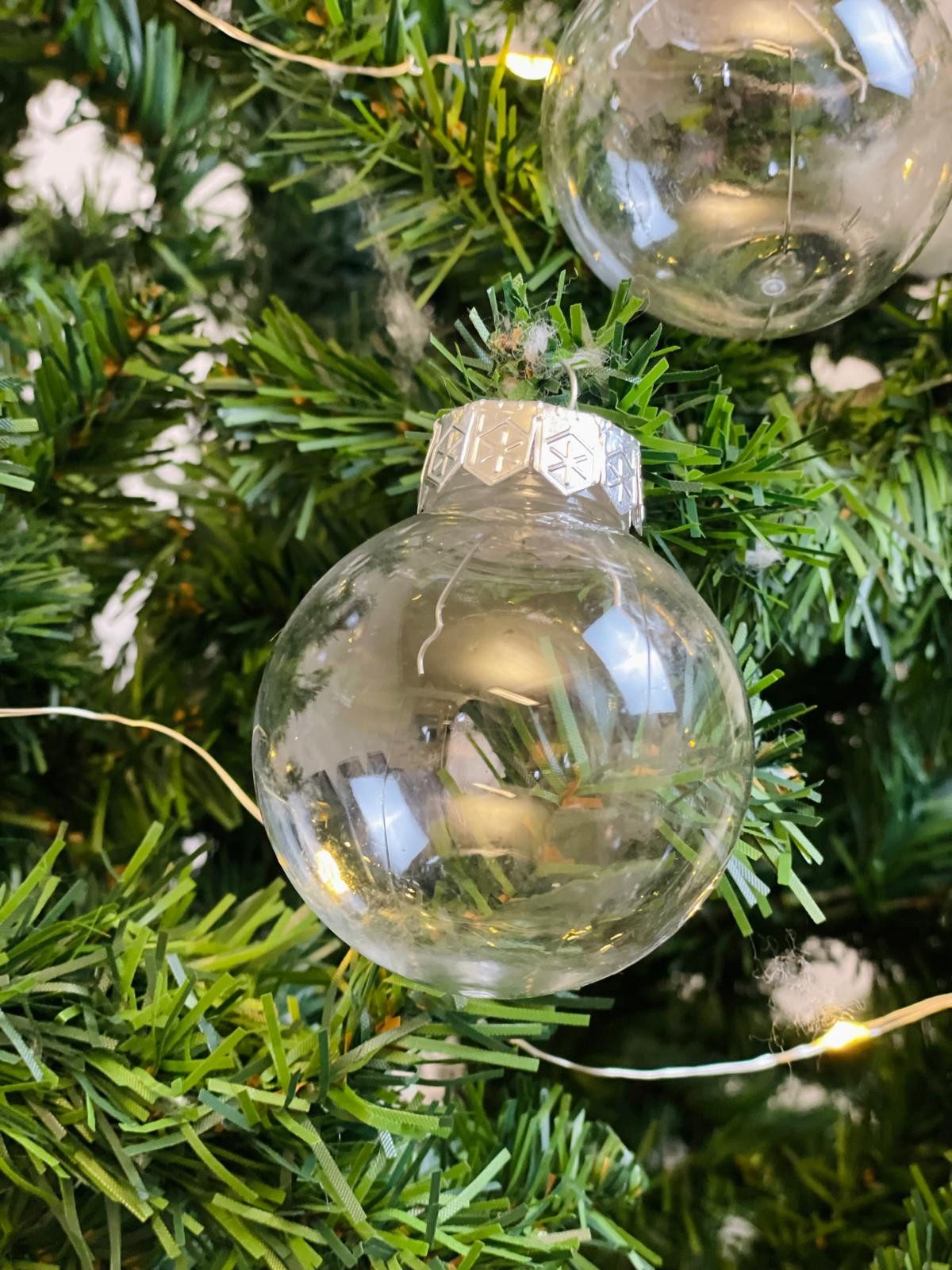 U.Uberlux Weihnachtsbaumkugel DIY Weihnachtskugeln 12, 24, 36 - 6 cm Ø Christbaumkugeln Kunstoff (12 St)