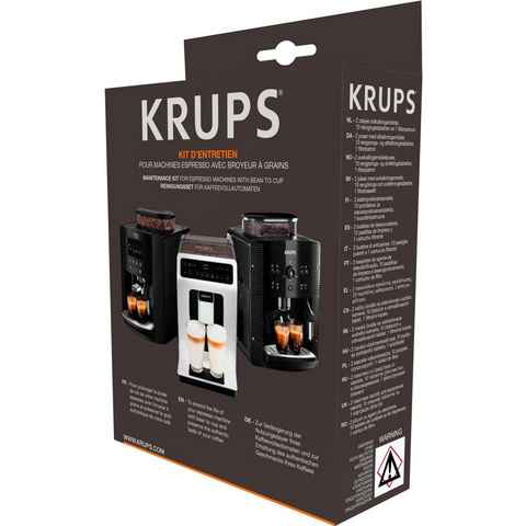 Krups XS5300 Pflegeset (14-St. 10 Reinigungstabs, 2 Entkalker, 1 Filterkartusche, 1 Teststreifen)