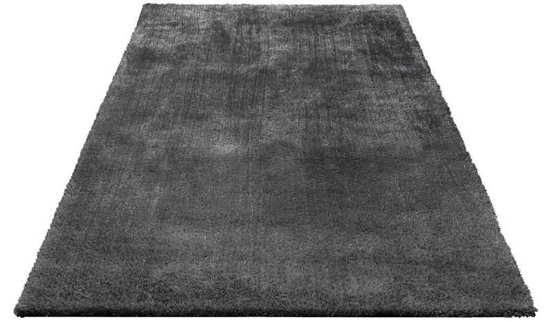 Hochflor-Teppich »Dana«, Bruno Banani, rechteckig, Höhe 30 mm, Uni-Farben, besonders weicher und flauschiger Teppich durch Microfaser, pflegeleicht, ideale Teppiche für Wohnzimmer, Schlafzimmer & Esszimmer