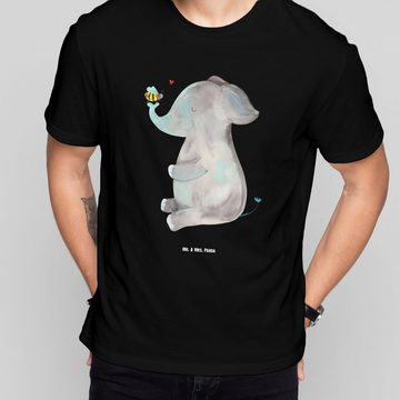 Mr. & Mrs. Panda T-Shirt Elefant Biene - Schwarz - Geschenk, T-Shirt mit Spruch, Tiere, Gute L (1-tlg)