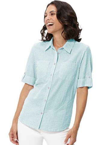 Блуза в Seersucker-Qualität