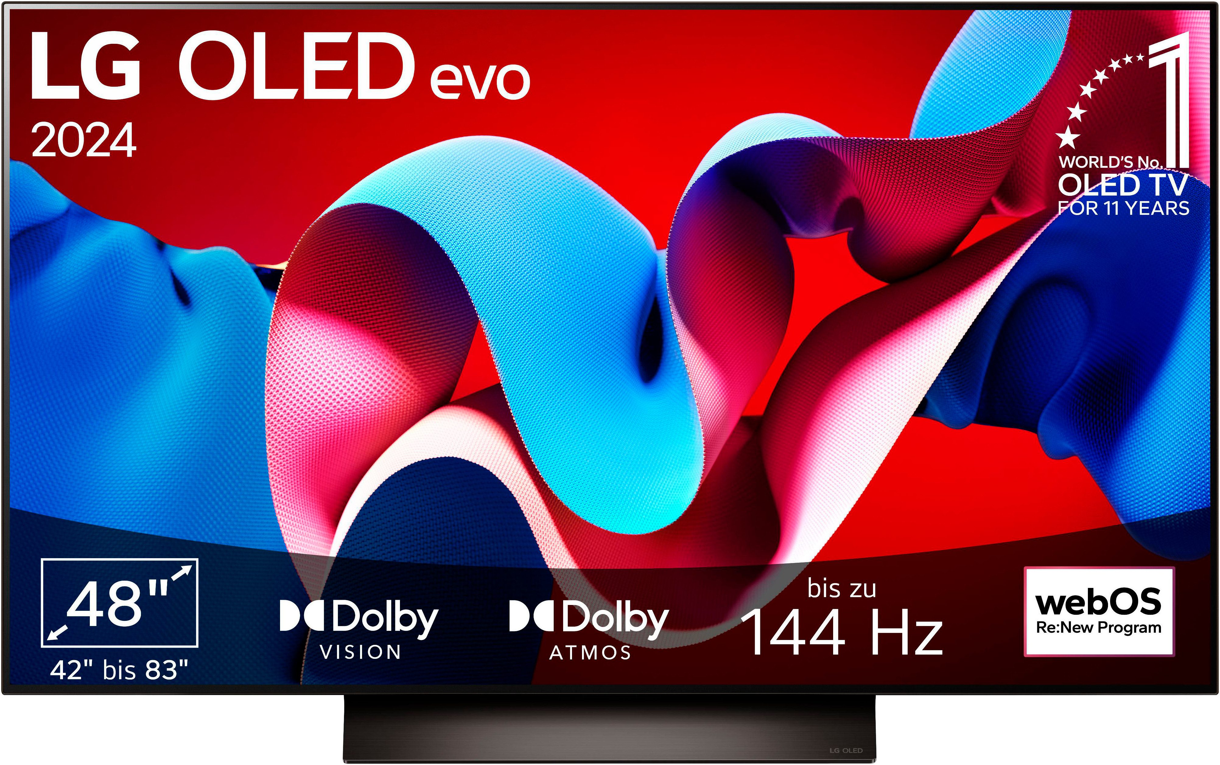 LG OLED48C47LA OLED-Fernseher (121 cm/48 Zoll, 4K Ultra HD, Smart-TV)