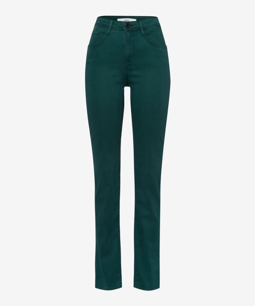dunkelgrün Brax MARY Style 5-Pocket-Hose