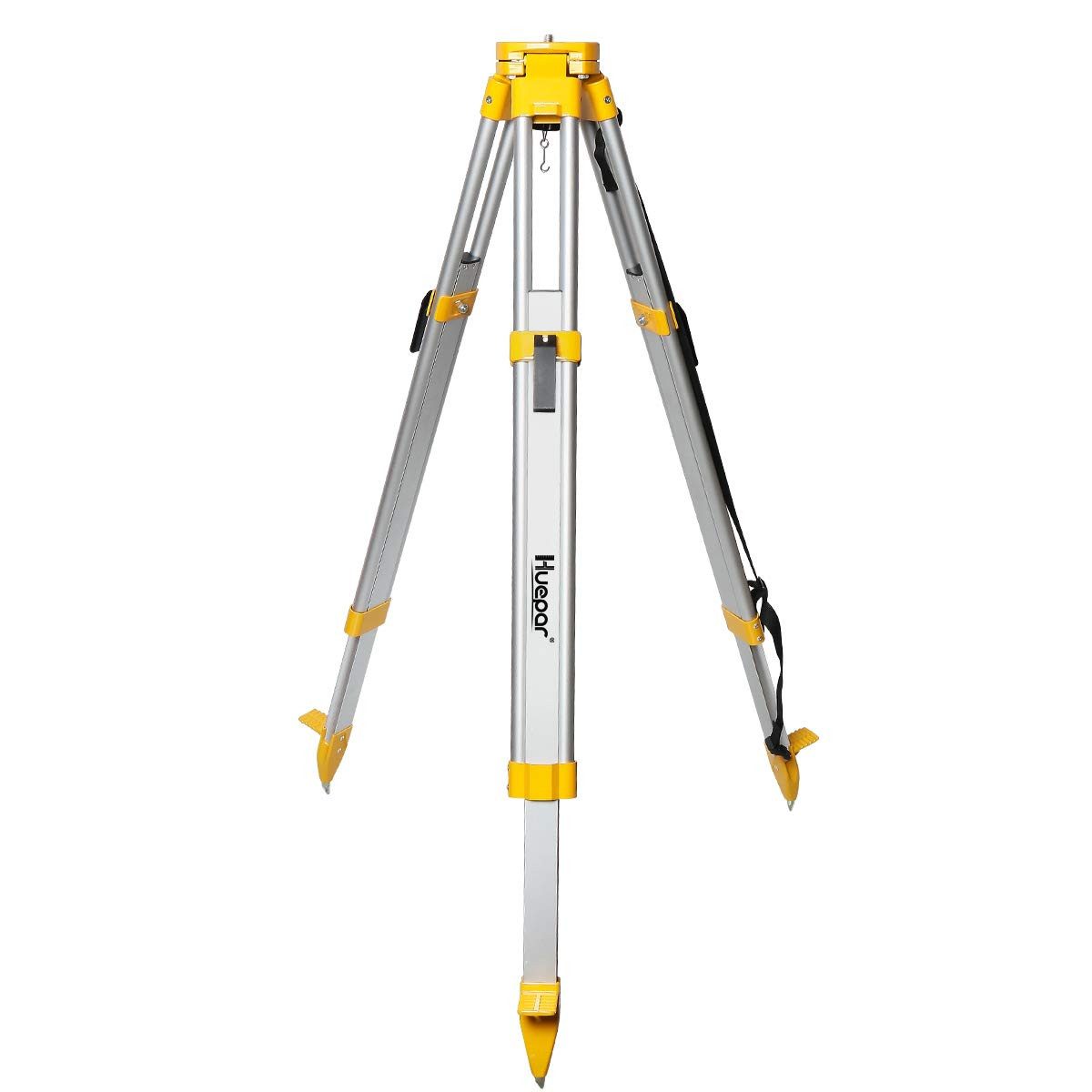 Huepar Kreuzlinienlaser Huepar M3Y Professional Baustativ Nivellierstativ mit Schnellklemme