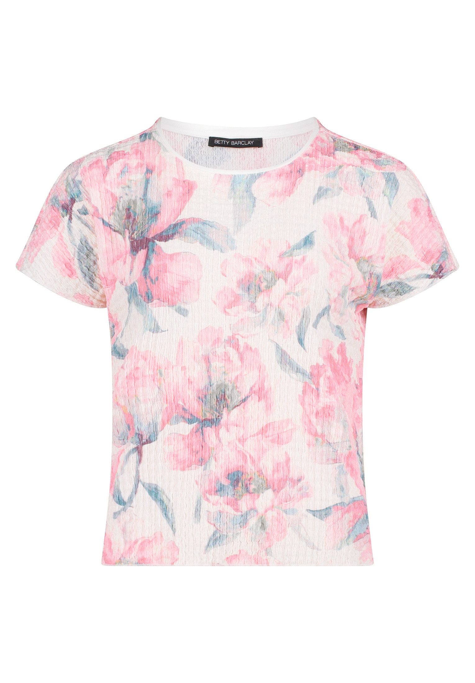 Betty Barclay Kurzarmshirt Damen mit U-Boot-Ausschnitt (1-tlg) günstig online kaufen