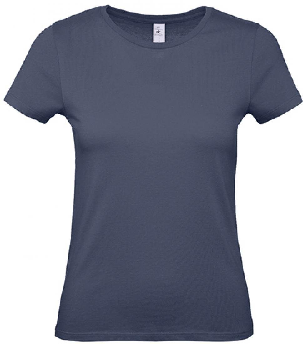 Rundhalsshirt Damen T-Shirt 100