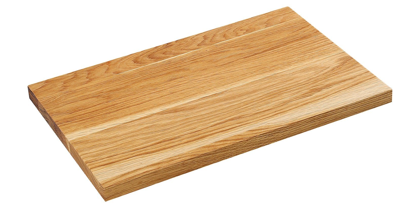 ZASSENHAUS Schneidebrett Schneidbrett Eiche 36 x 23 x 2 cm, Eiche, (Schneidebretter)