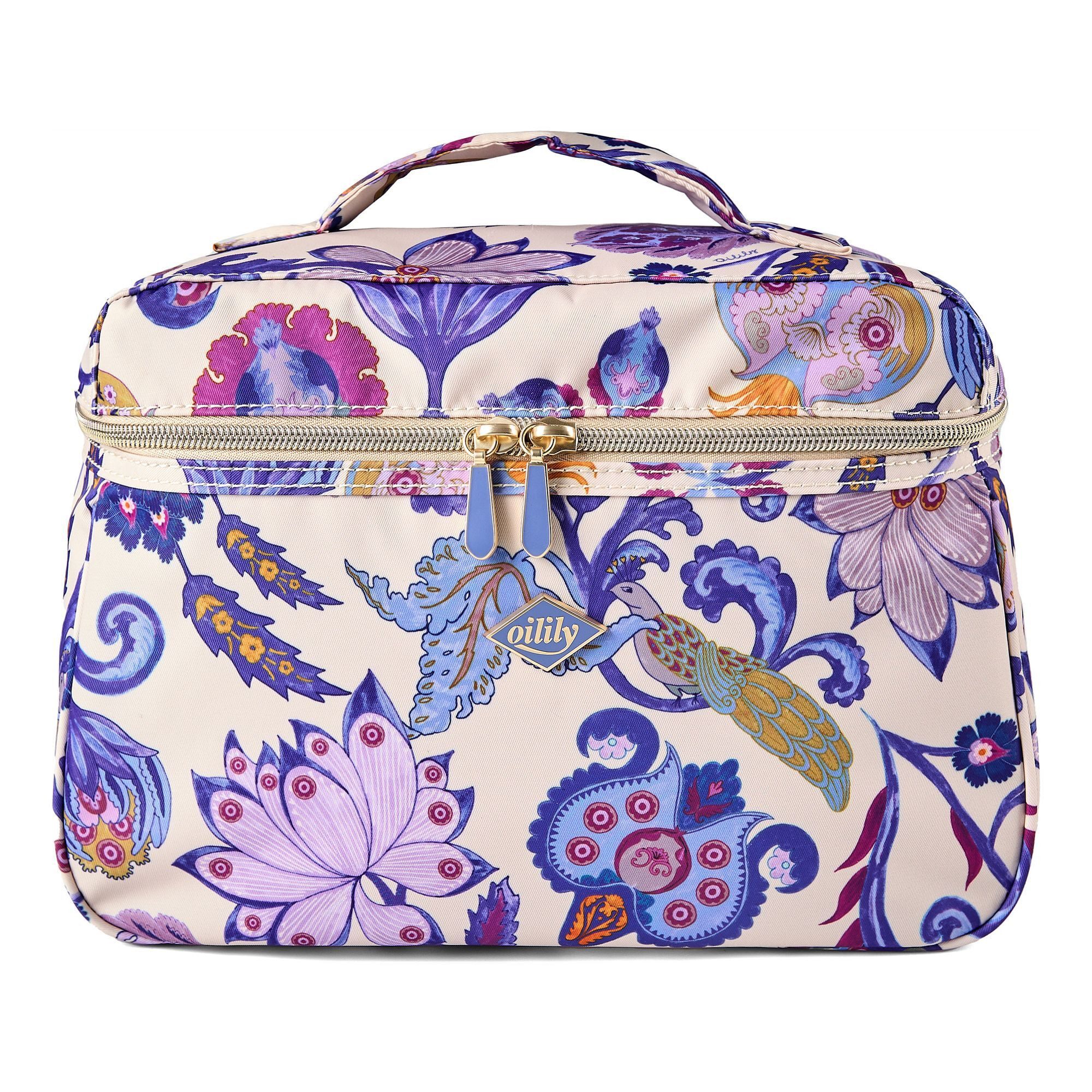 Oilily Kulturbeutel Sapphire Chintz, Polyester