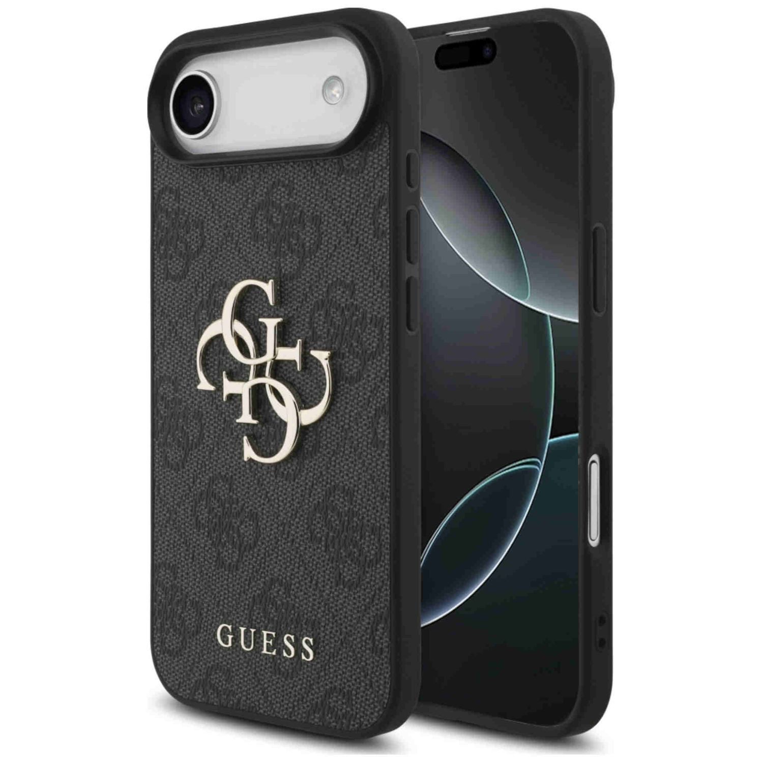 Guess Smartphone-Hülle Guess Apple iPhone 17 Air 4G Big Logo Schutzhülle Case Cover Schwarz