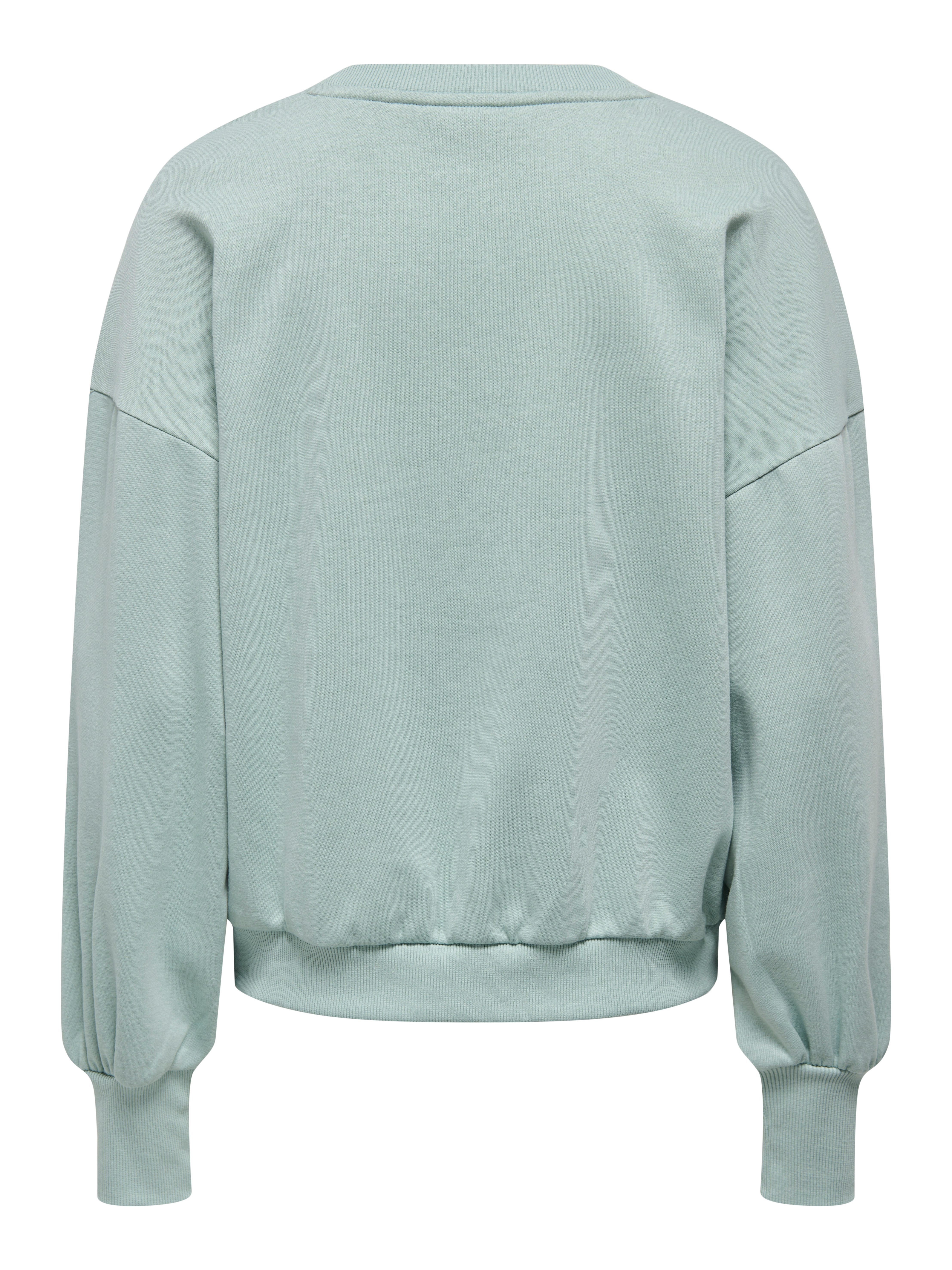 ONLY Sweatshirt ONLBROOKE L/S O-NECK FLOWER SWT Baumwollmischung, regular fit