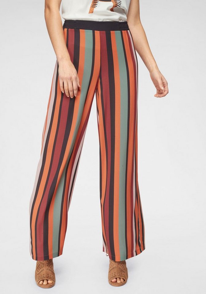 Laura Scott Palazzohose mit Streifenmuster Laura Scott Palazzohose mit Streifenmuster
