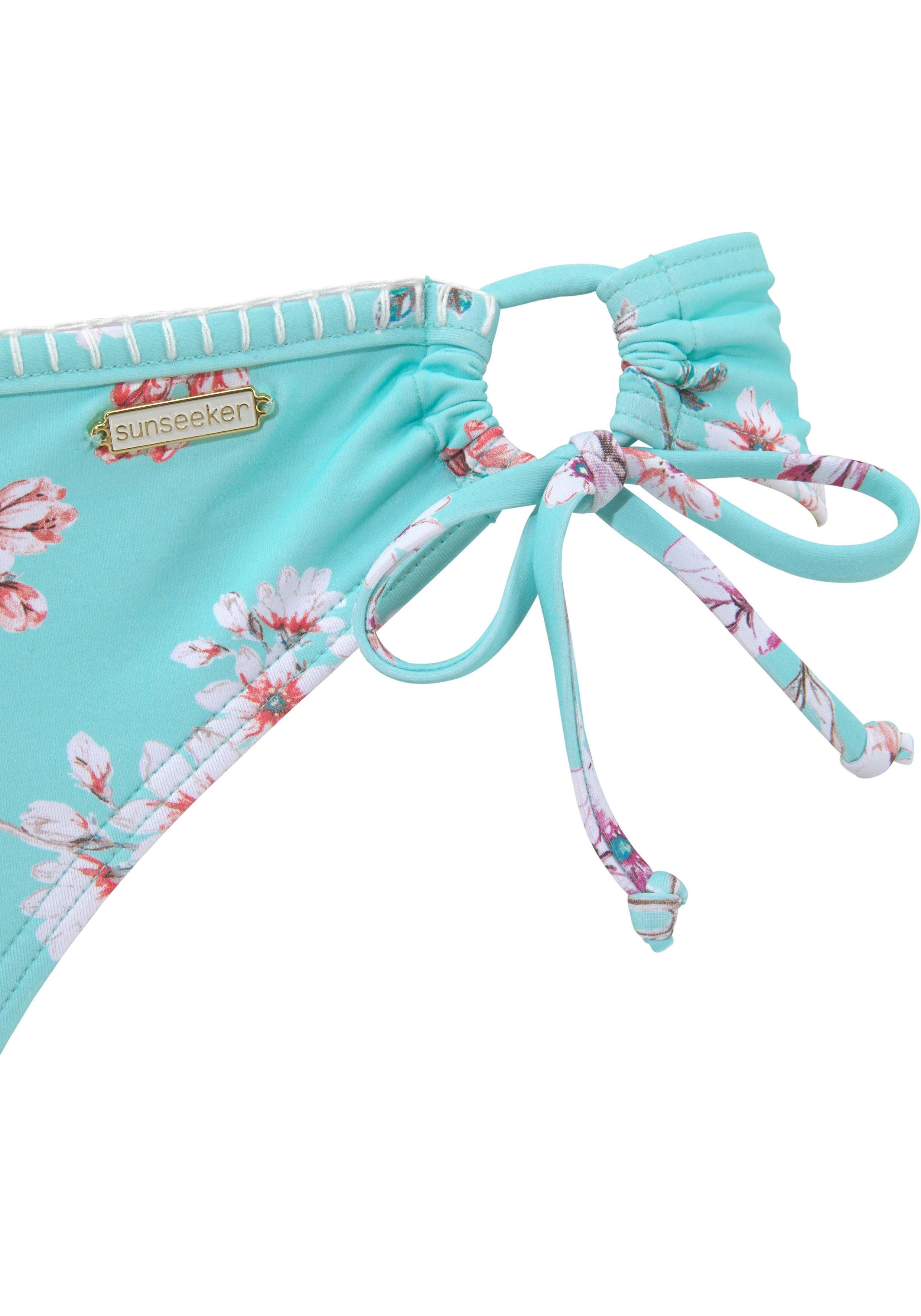 Wäsche/Bademode Bikinis Sunseeker Bikini-Hose Ditsy, mit seitlichen Bindebändern und Häkelkante