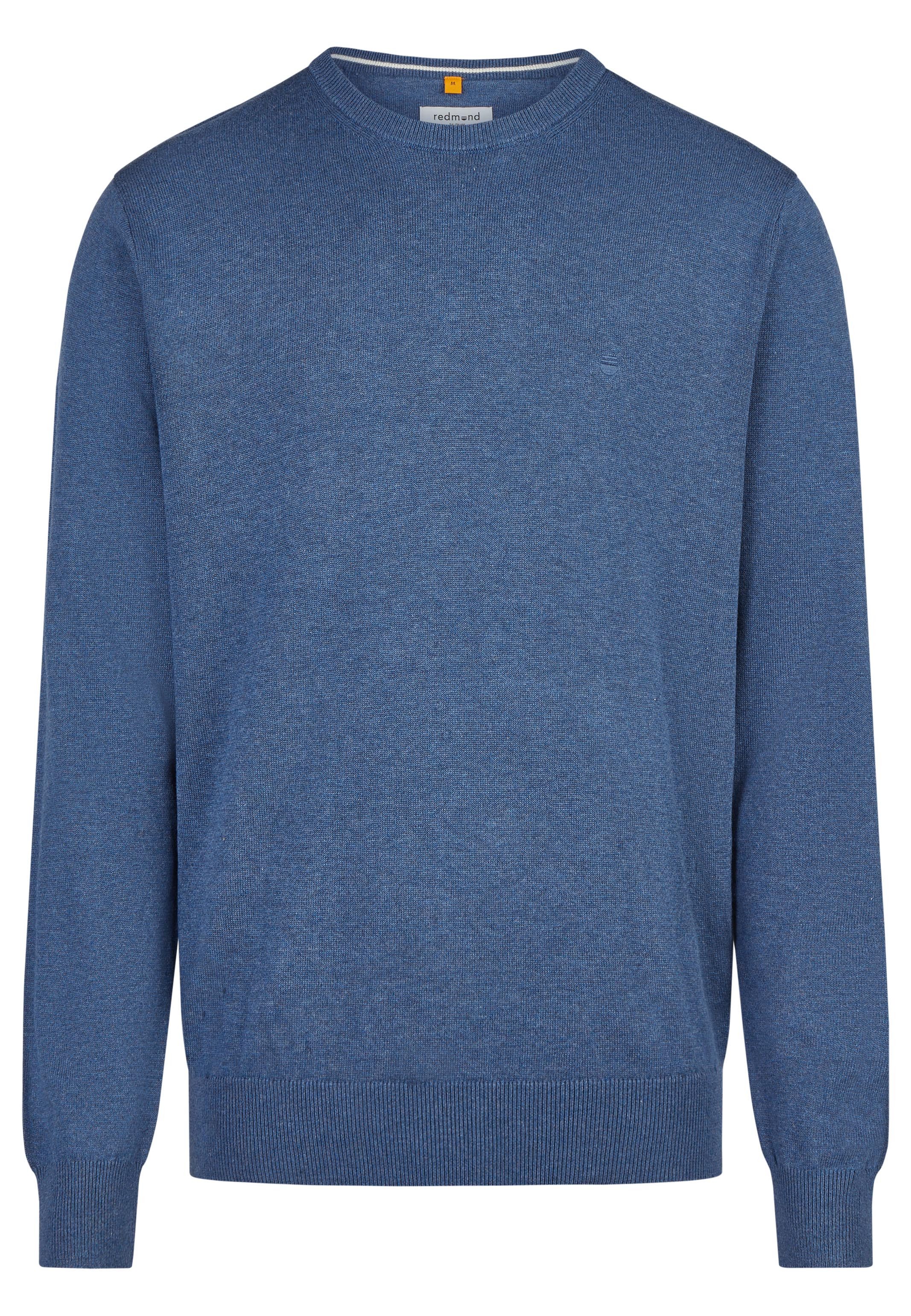 Redmond Rundhalspullover Basic (1-tlg) Pullover - Baumwolle - Atmungsaktiv günstig online kaufen