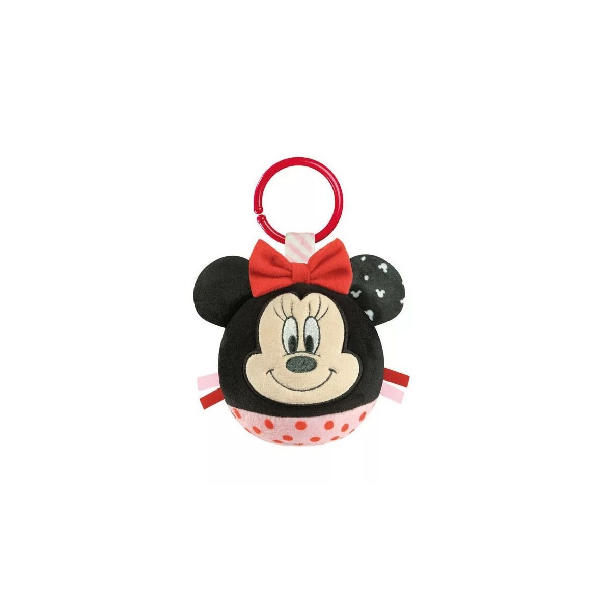 Clementoni® Lernspielzeug Disney Minnie Plüsch Ballfigur, Babyrassel Clementoni
