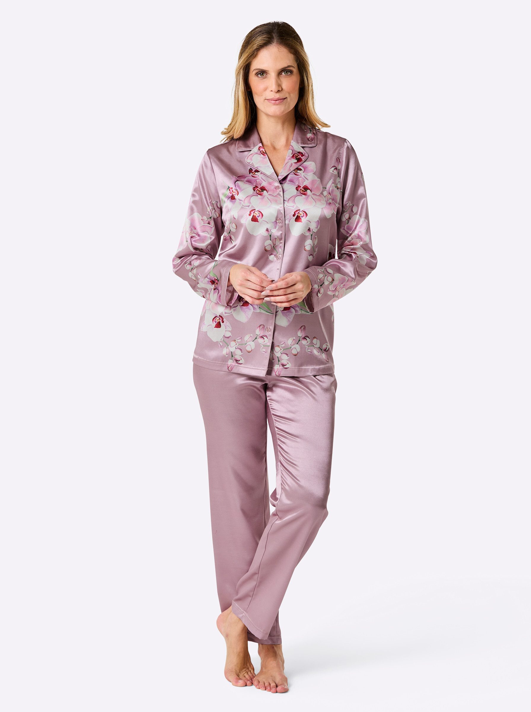 Schlafanzug Pyjama Langarm