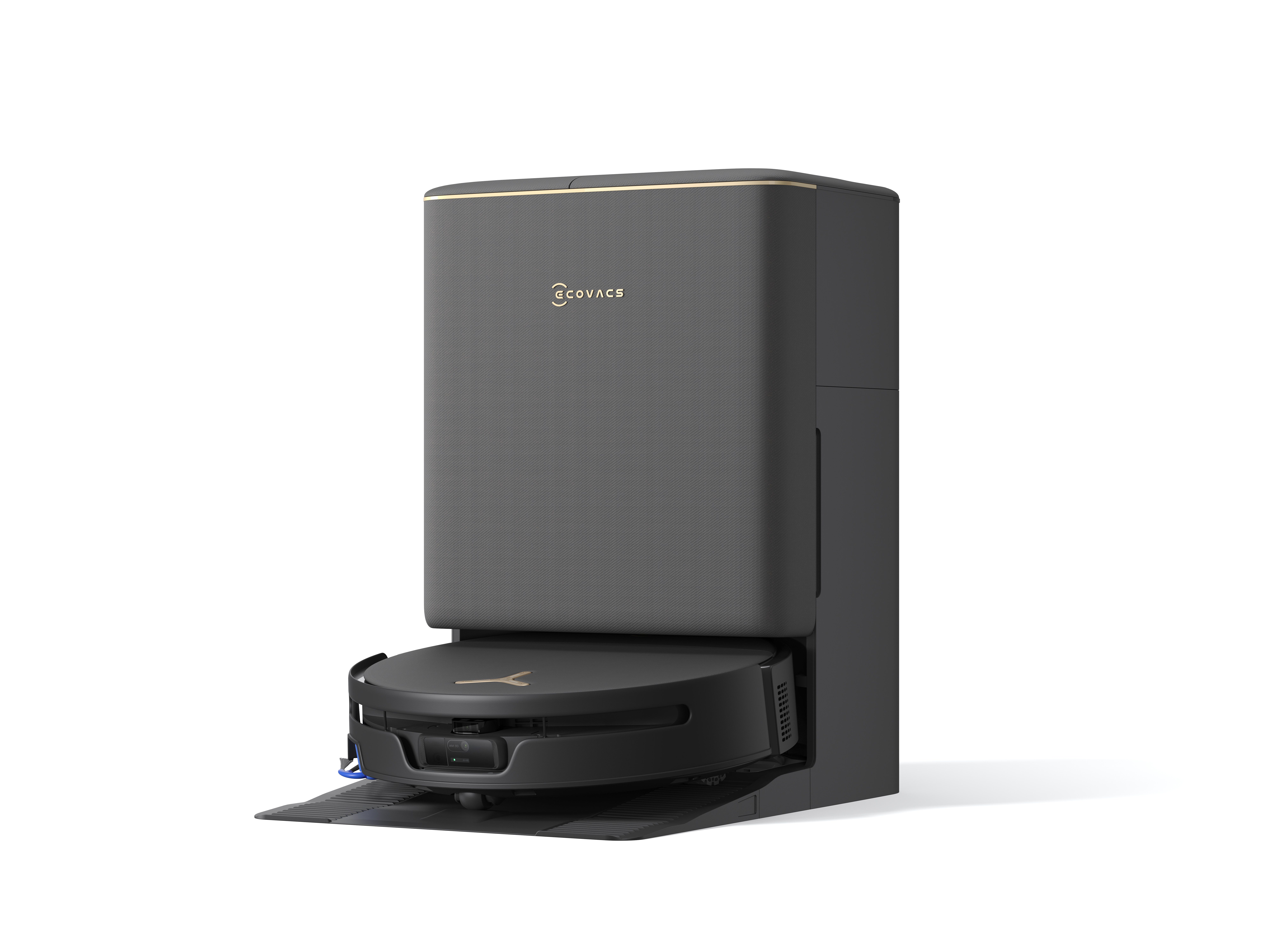 ECOVACS Nass-Trocken-Saugroboter DEEBOT T90S PRO OMNI Care Kit, 60 W, mit Beutel, 40.000 Pa + 16,45 L/s Luftstrom, Wischwalze, All-in-One Station