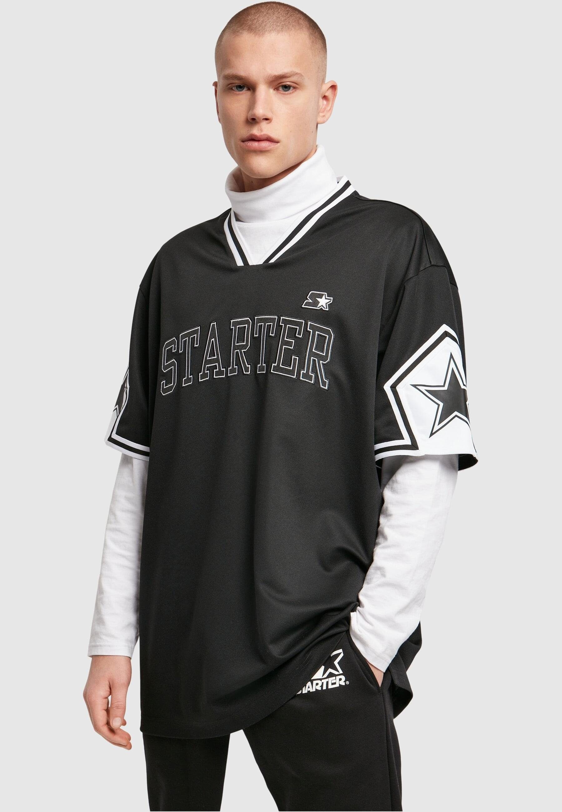 Tee T-Shirt Sports Label Star Herren Starter Black Sleeve Starter (1-tlg)