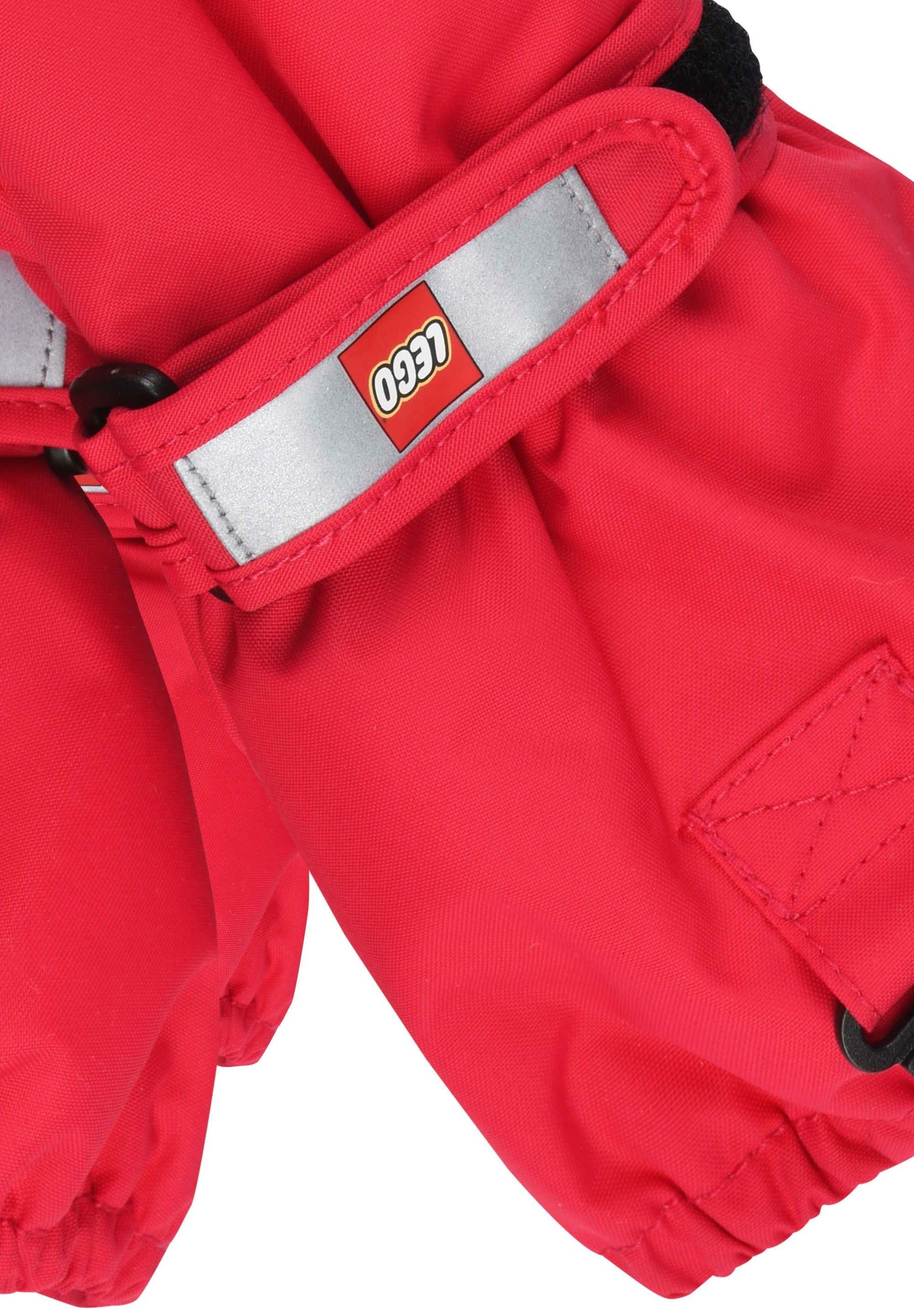 Wear und Wasserdicht, 706 LWATLIN Fäustlinge LEGO® Warm Skihandschuhe red