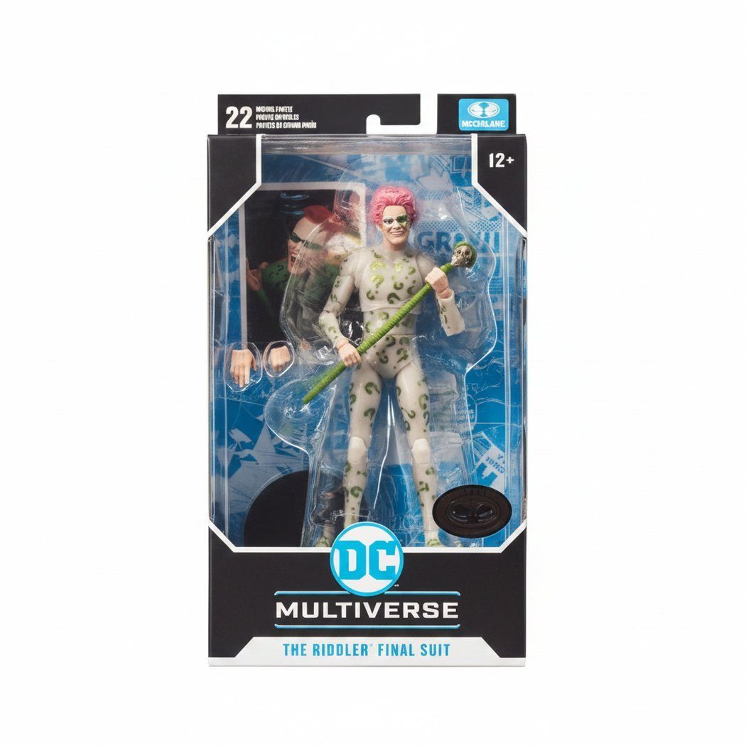 McFarlane Toys Actionfigur Batman Forever DC Multiverse Actionfigur Riddler (Final Suit) (Red Pla