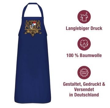 Shirtracer Kochschürze Bayern Wappen Bayernland Freistaat Bayern, (1-tlg), Kochschürze als Mode zum Oktoberfest