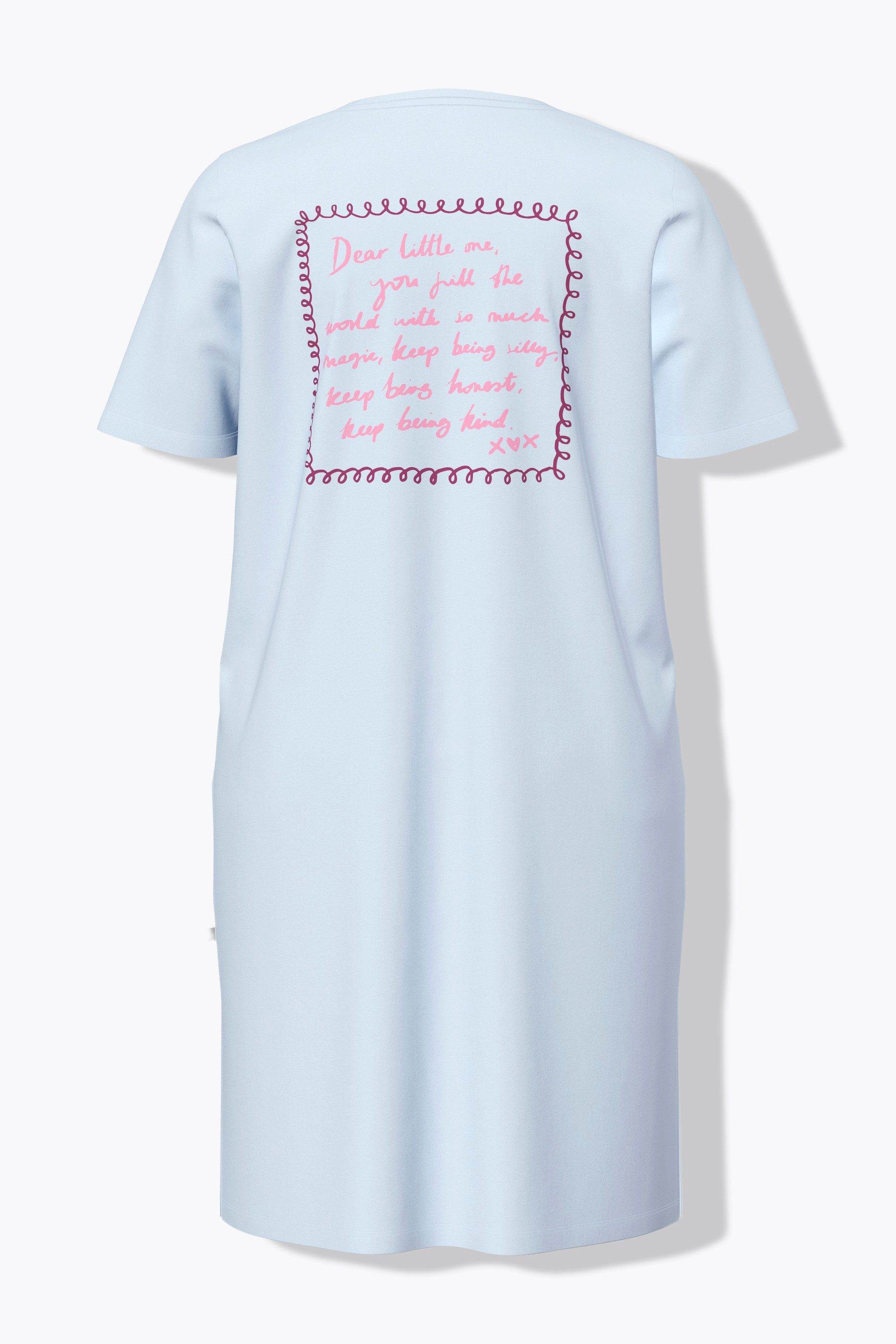 Ulla Popken Bigshirt Bigshirt Brieftauben V-Ausschnitt Halbarm – Bild 4 von 5