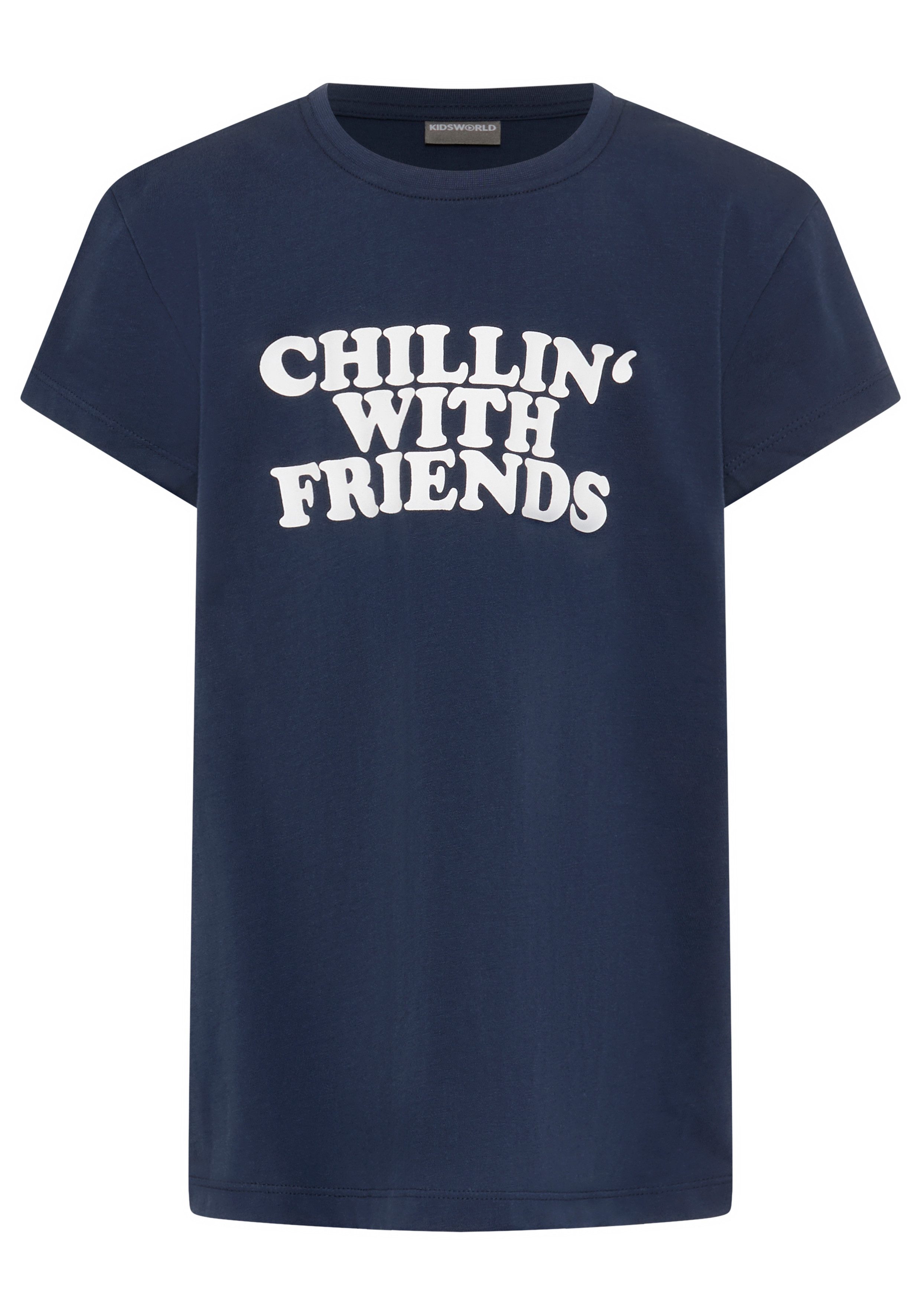 T-Shirt T-Shirt Spruch: CHILLIN' WITH FRIENDS