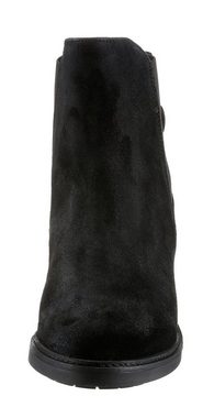 Tommy Hilfiger TH SUEDE FLAT BOOT Chelseaboots mit TH-Logoelement, schmale Form