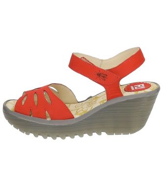 Fly London Sandalen Leder Keilsandalette