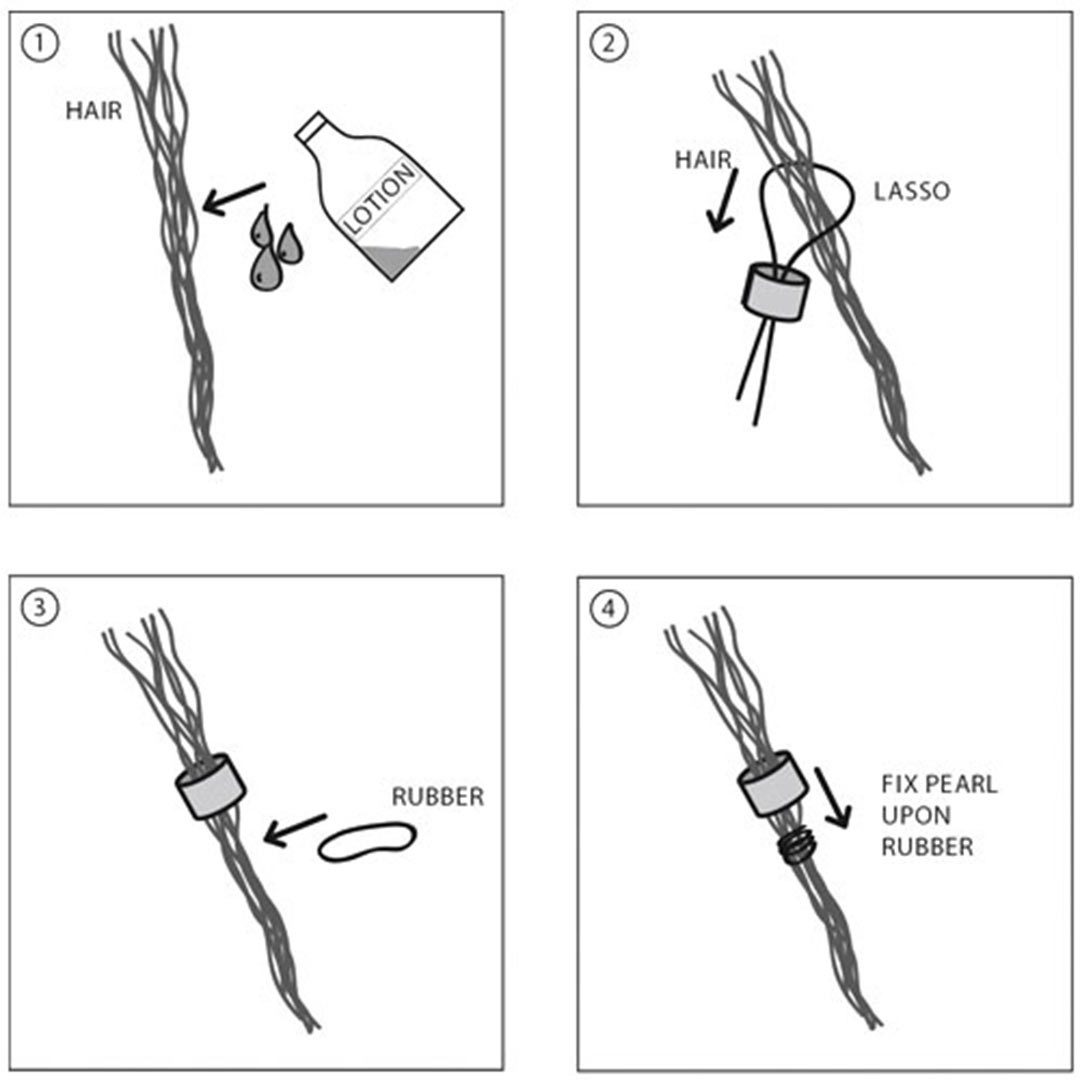 etNox Schleier Bartperle Wikinger: Haarperle mit keltischem Knoten