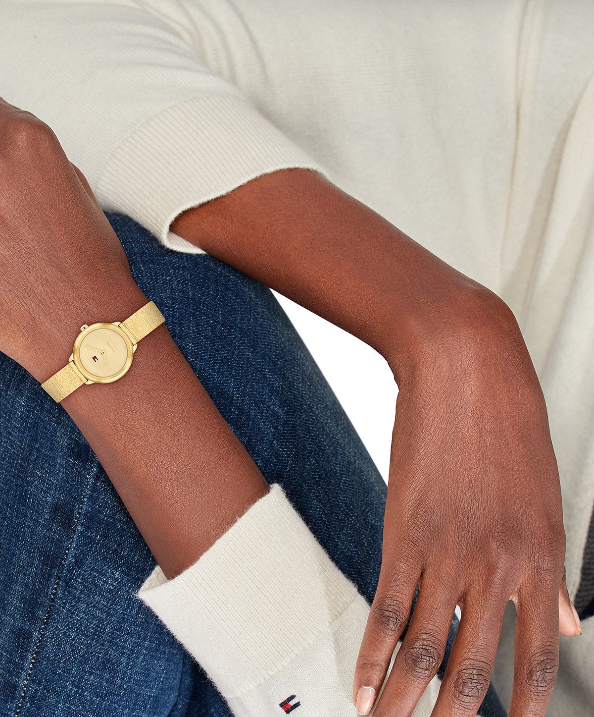 Tommy Hilfiger Quarzuhr DEMI 1782811, Armbanduhr, Damenuhr, Edelstahlarmband, analog