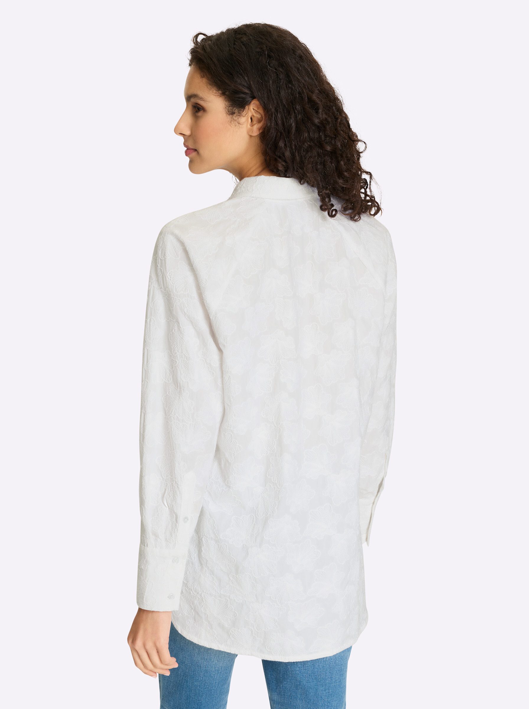 heine Klassische Bluse Bluse Langarm