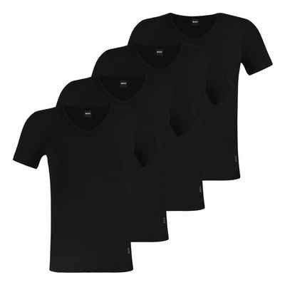 BOSS Unterziehshirt Modern T-Shirt (4-St) mit V-Ausschnitt